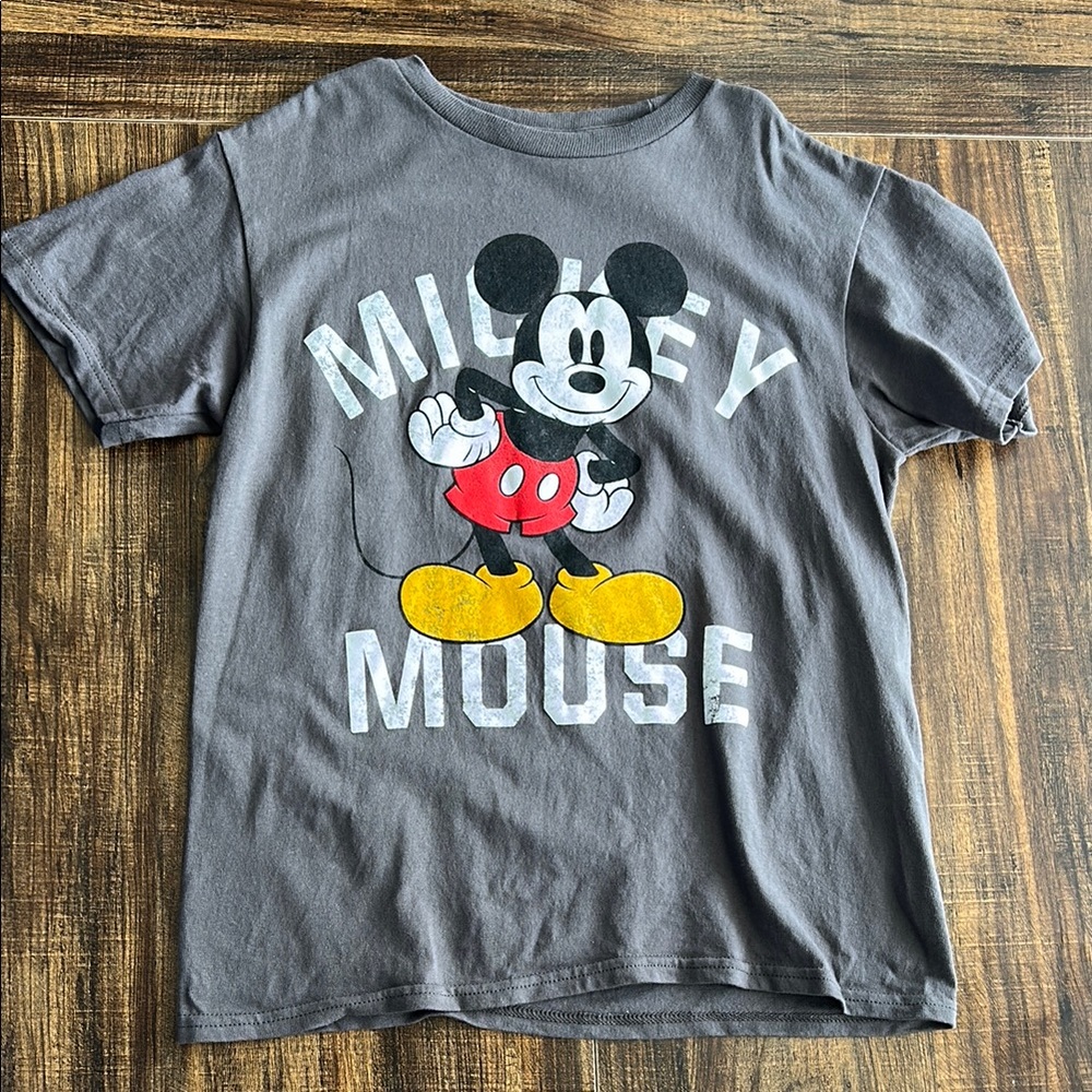 Mickey Mouse Gray Kids T-Shirt